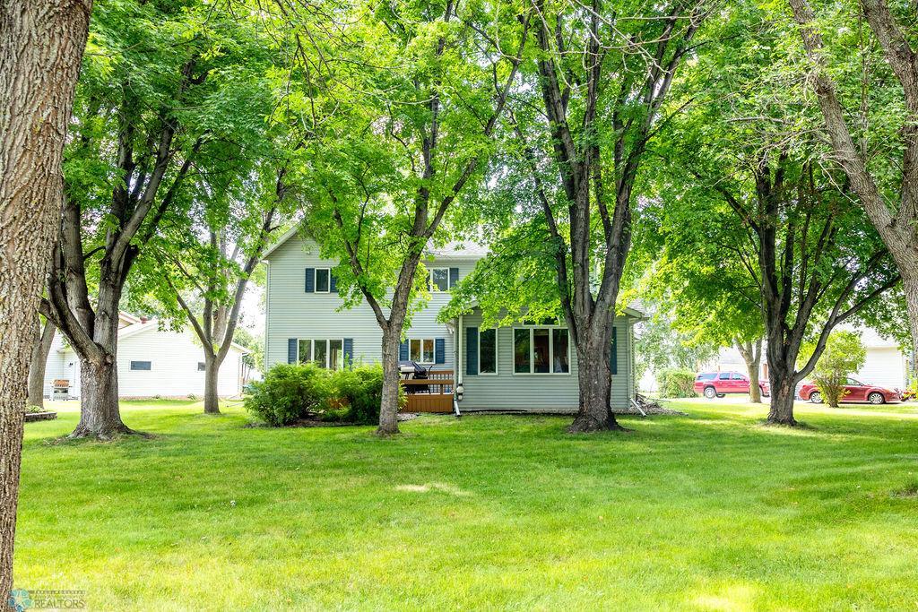 Backyard towards house