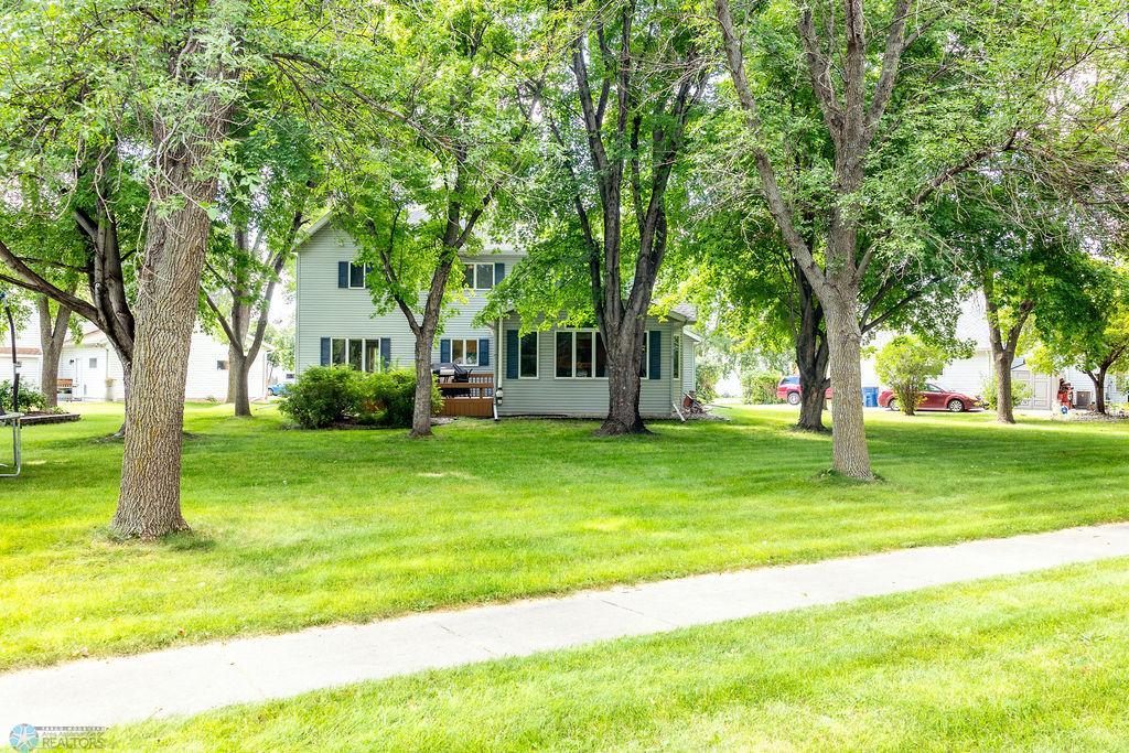 Backyard towards house