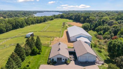 Barn, Machine Shed and Indoor Riding Arena