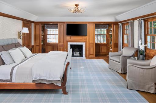 Primary Bedroom Suite, with 2 Walk-in Closets, Office and Full Bathroom