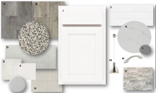 Beautiful Ellis White interior color package.