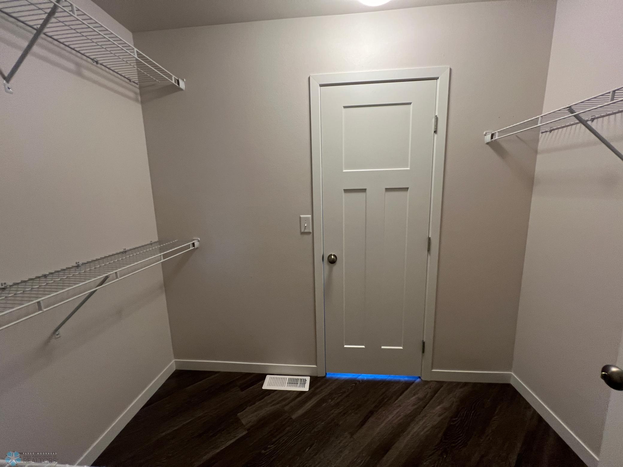 Primary closet