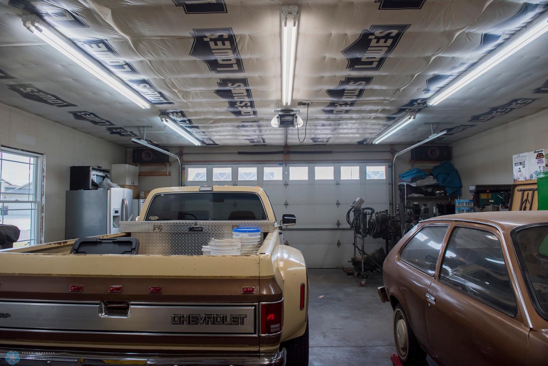 detached garage interior