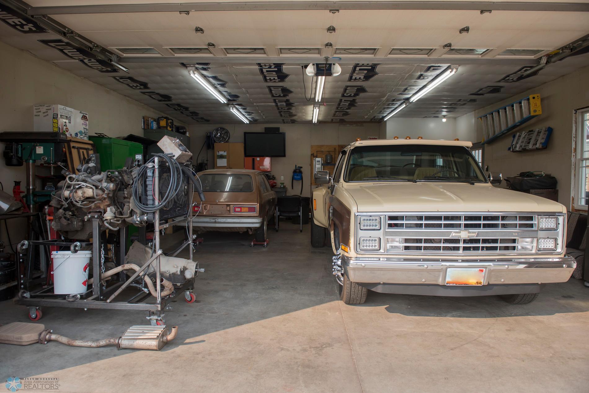 detached garage interior