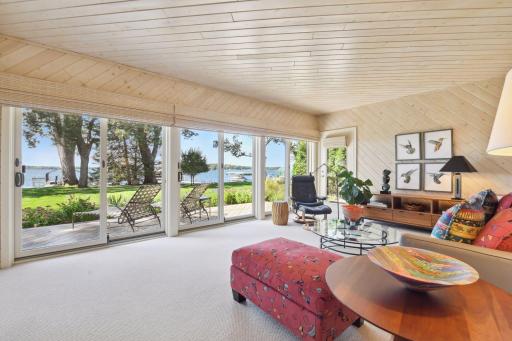 The view from the family room.