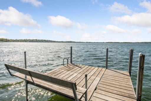 View from the end of the dock.