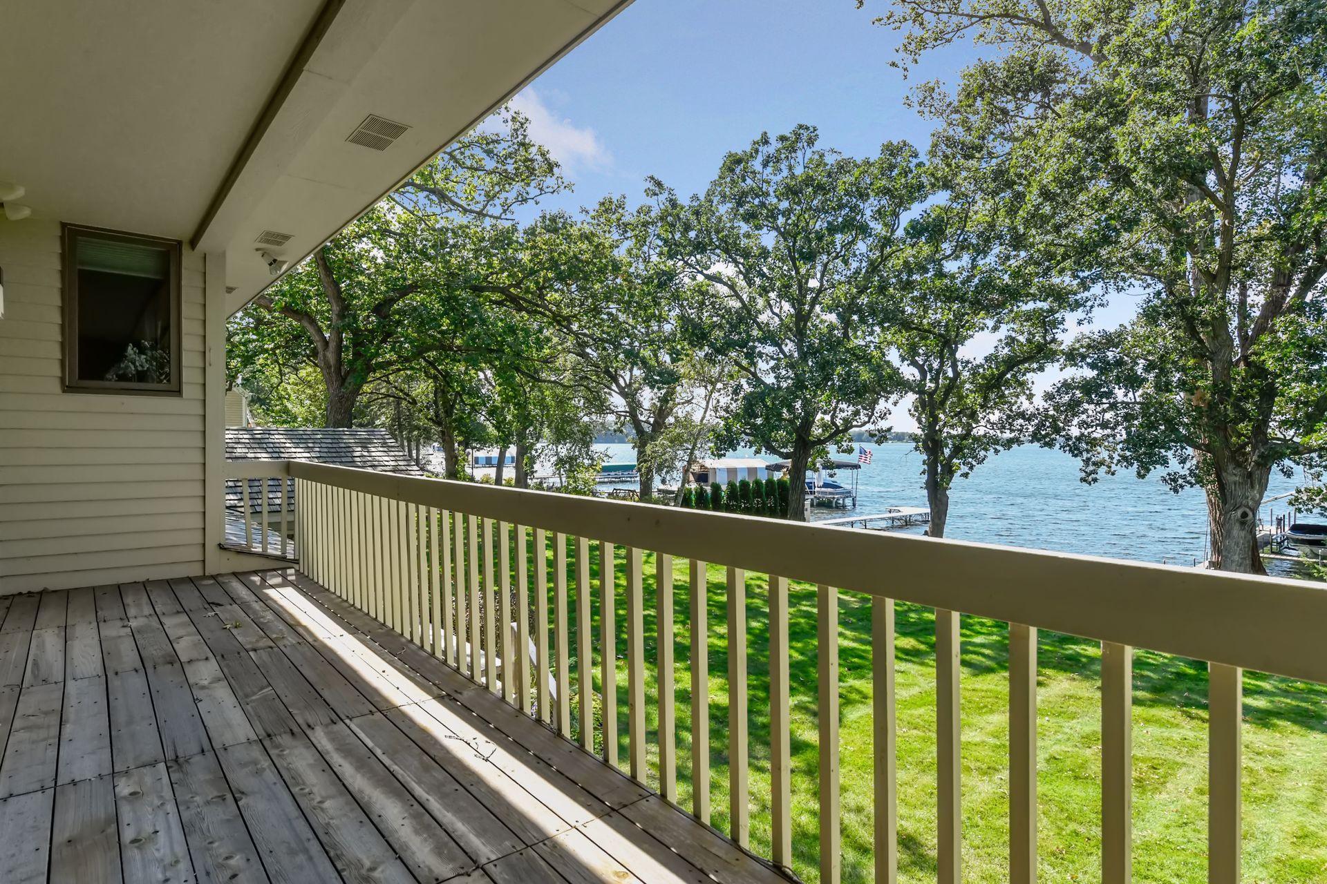 The view from the primary suite balcony.