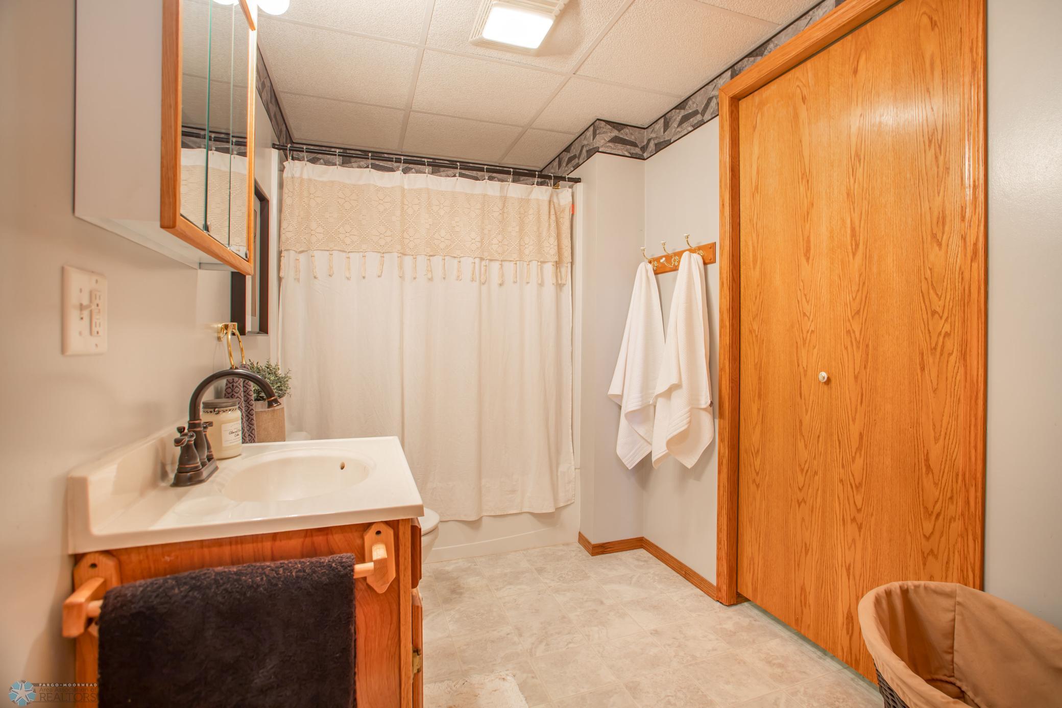 Full bath in basement