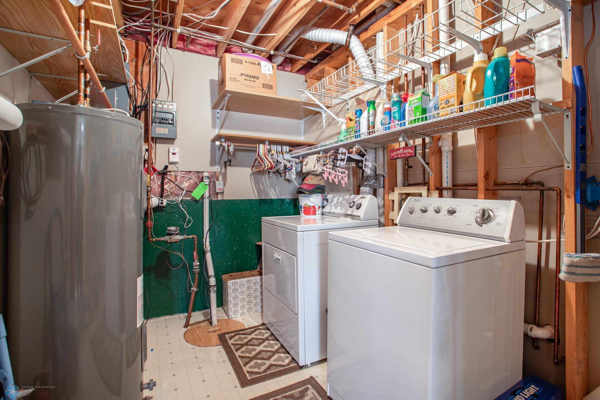 Utility room, washer and dryer included
