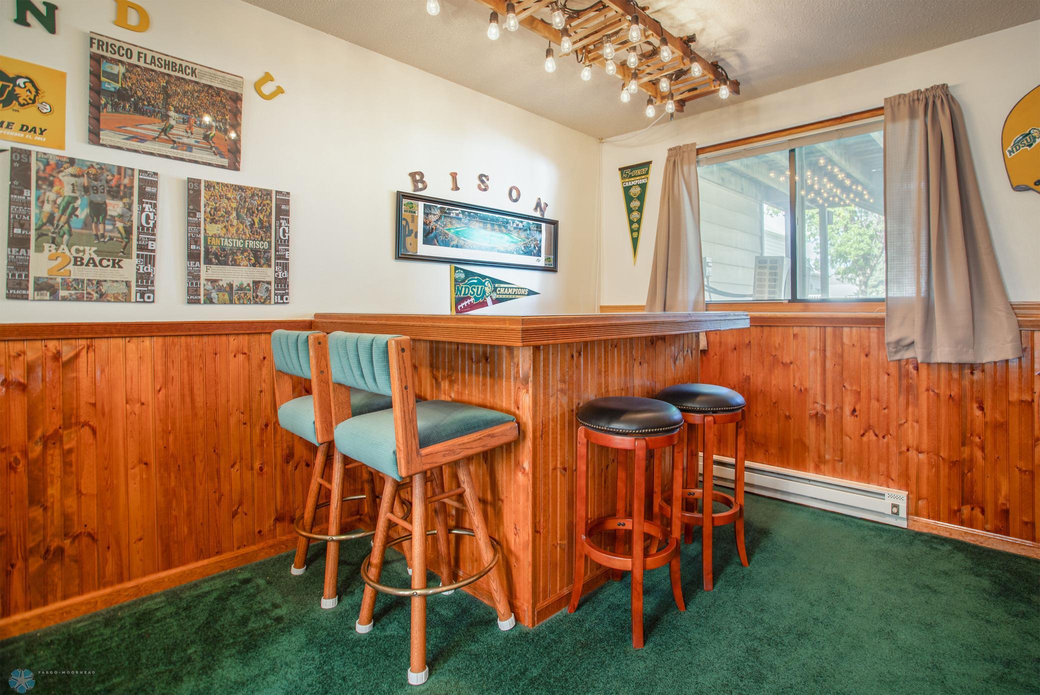 Bar in family room