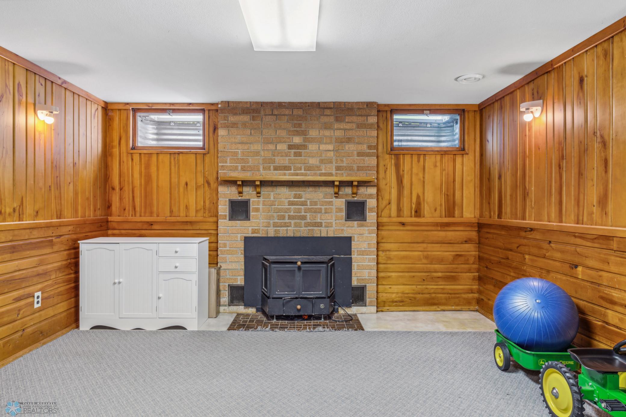 Basement Gas Fireplace