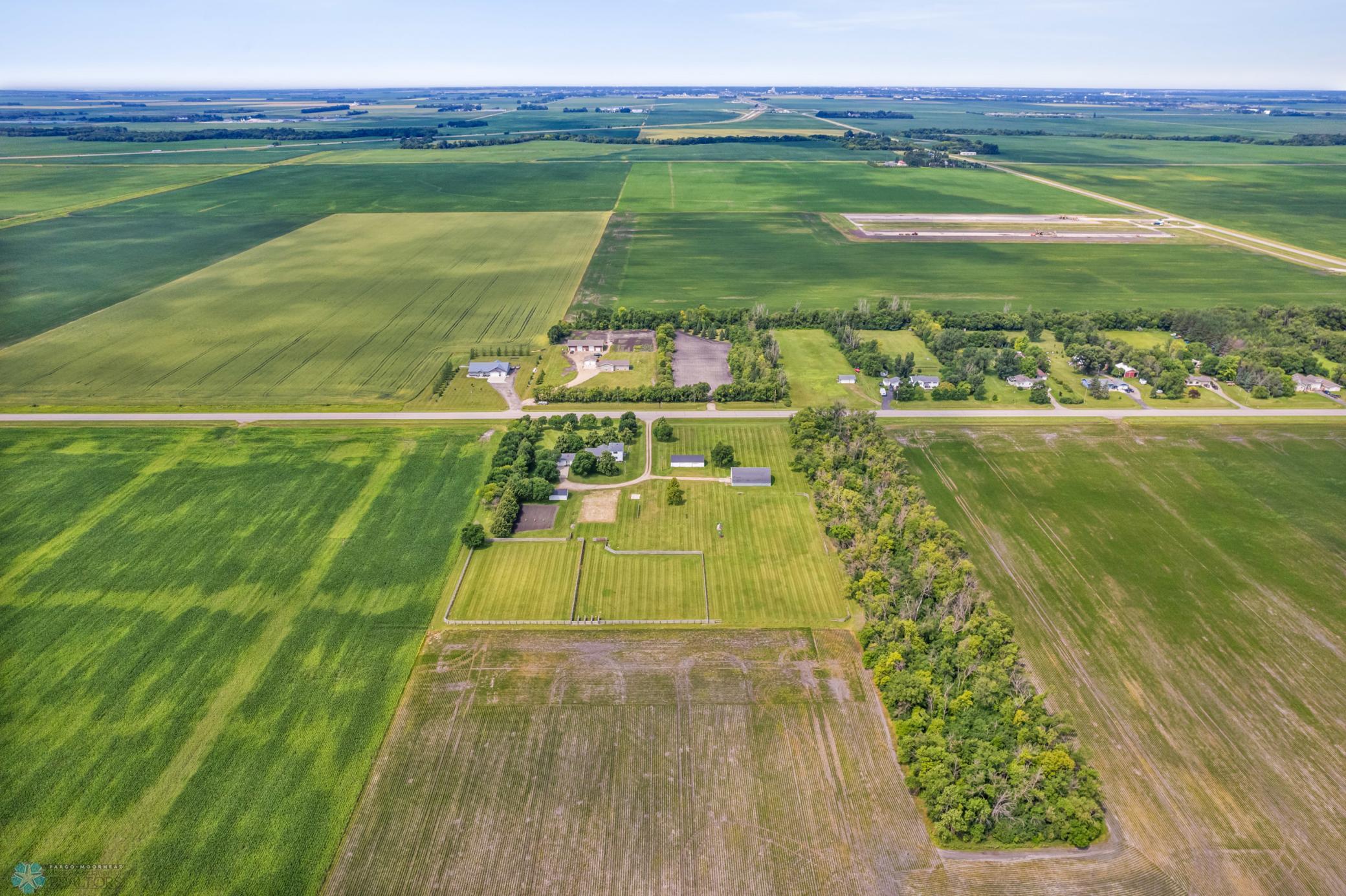 Aerial View of Farmstead