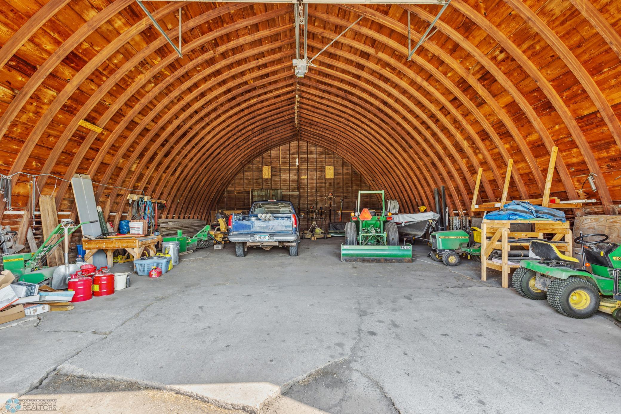 Interior of Quonset