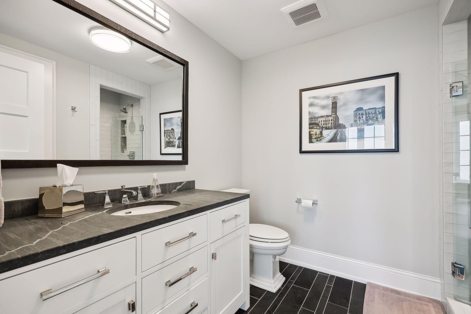 2nd Lower level 3/4 bathroom