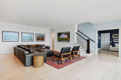 lower level walkout amusement area.