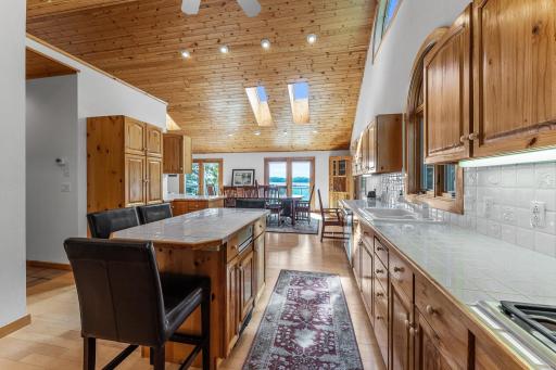 You Can Even Enjoy Lake Views From the Kitchen!