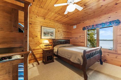 Second Bedroom Facing the Lake- Includes Bunkbeds