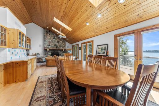 Walk out onto the Deck from the Living Room or Dining Area