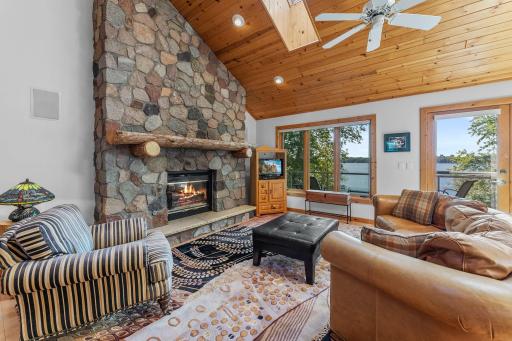 Living Room with Amazing Views of Deer Lake