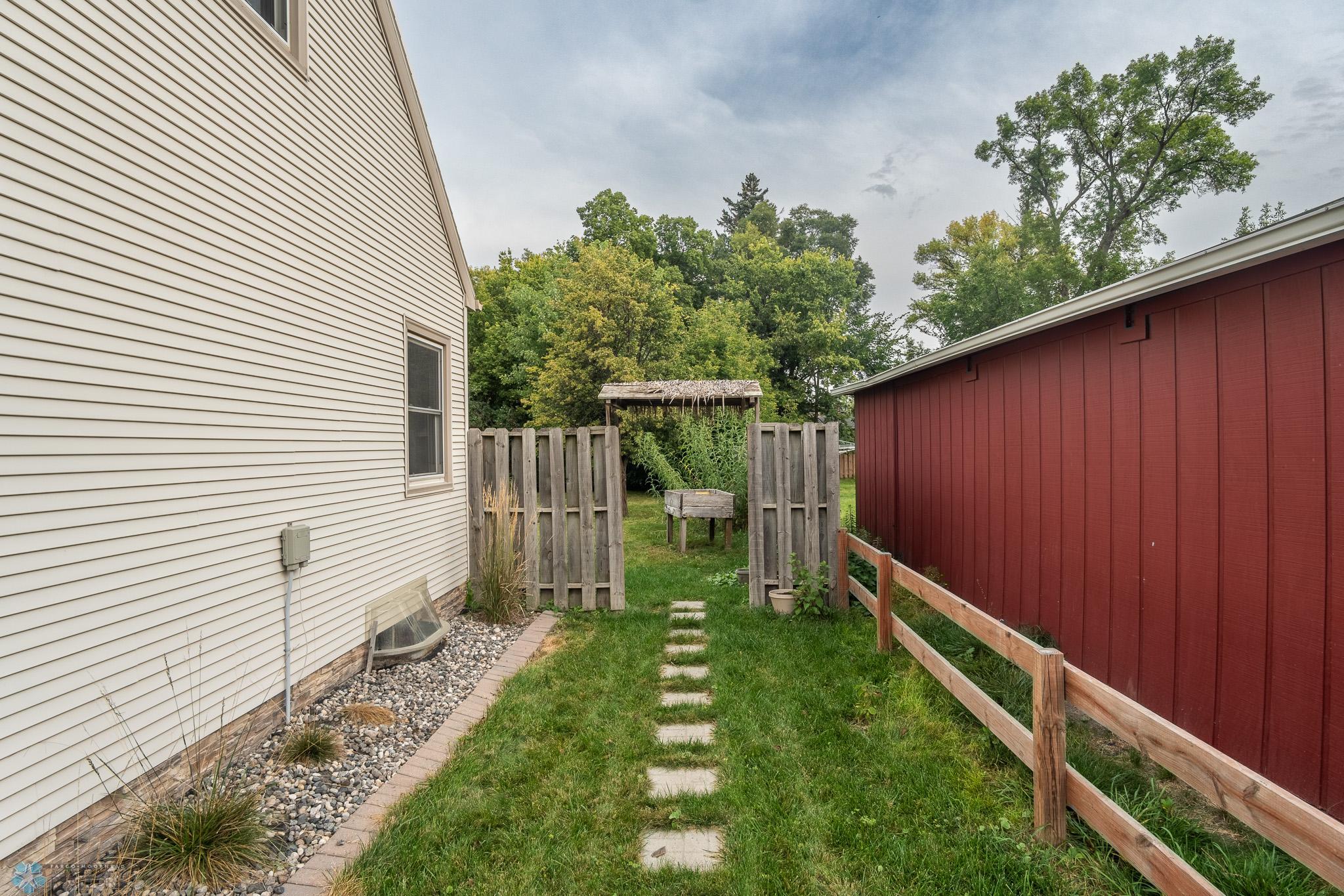 Entry to backyard