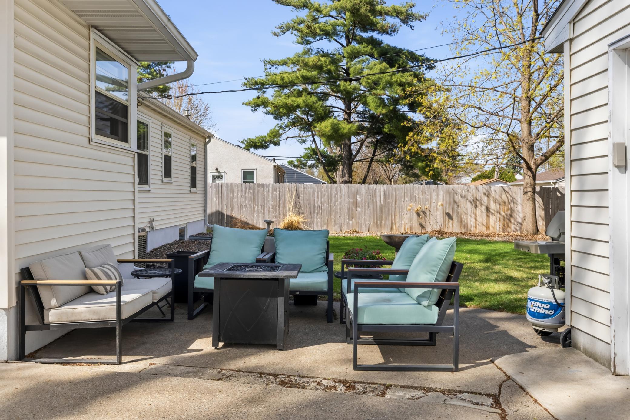 Barbecue afternoons and bonfire nights on your patio