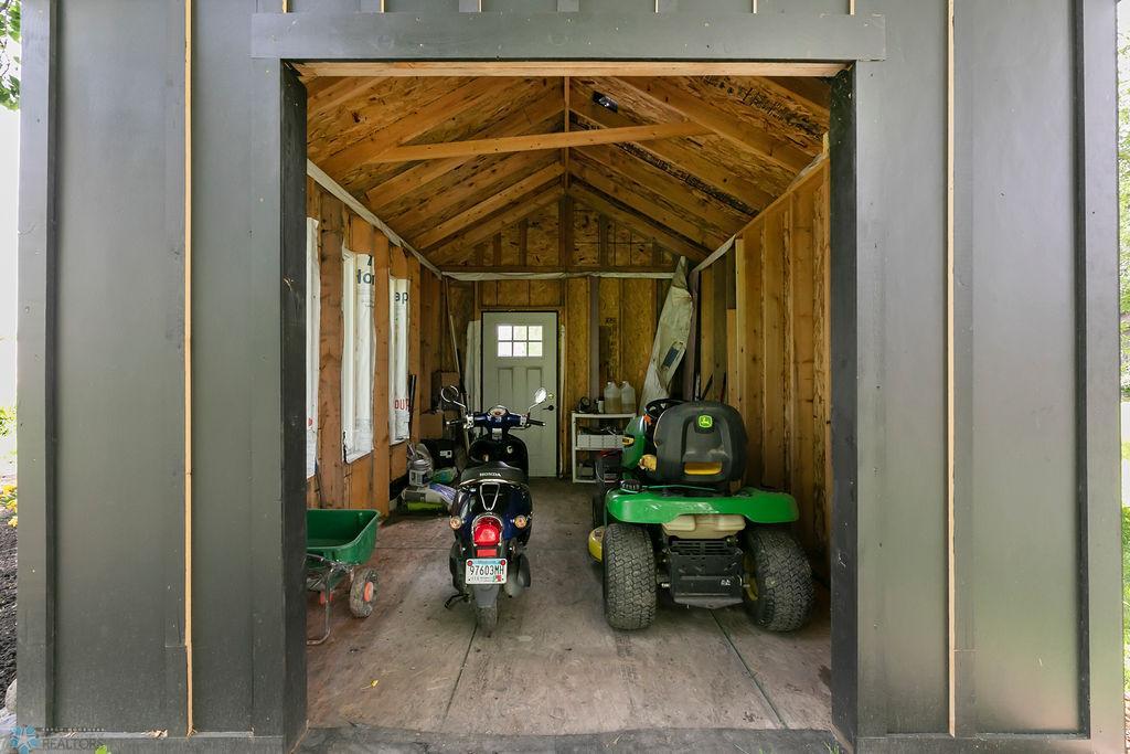 Interior of Storage Shed