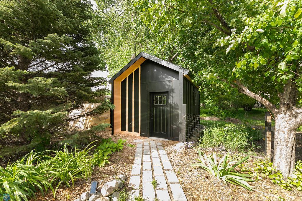 Accented Storage Shed