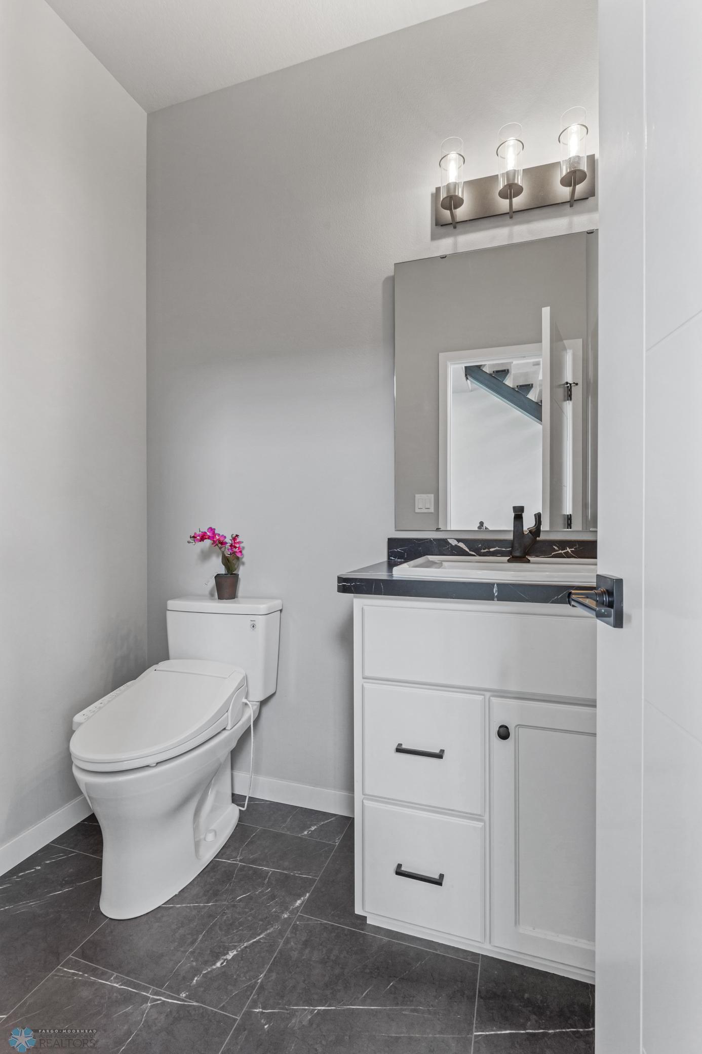 Main Level Half Bath with Bidet Toilet