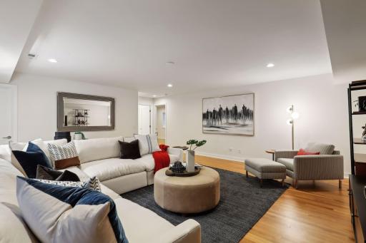 The lower level features a family room, large 4th bedroom, and a full bath.