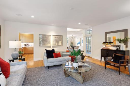 A perfect floor plan for entertaining with wonderful circulation through all main level areas.