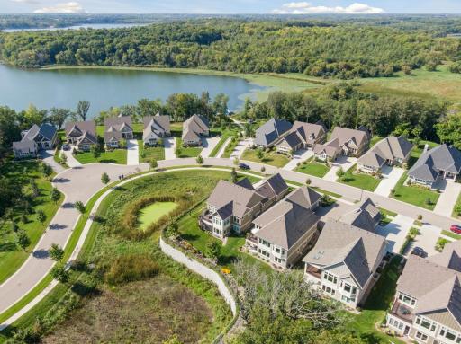 The Waterford Lane neighborhood enjoys a premium location just minutes from Excelsior and is nestled on the shores of Shutz Lake