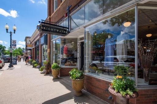 You will also find unique clothing stores and amazing restaurants - and a brewery