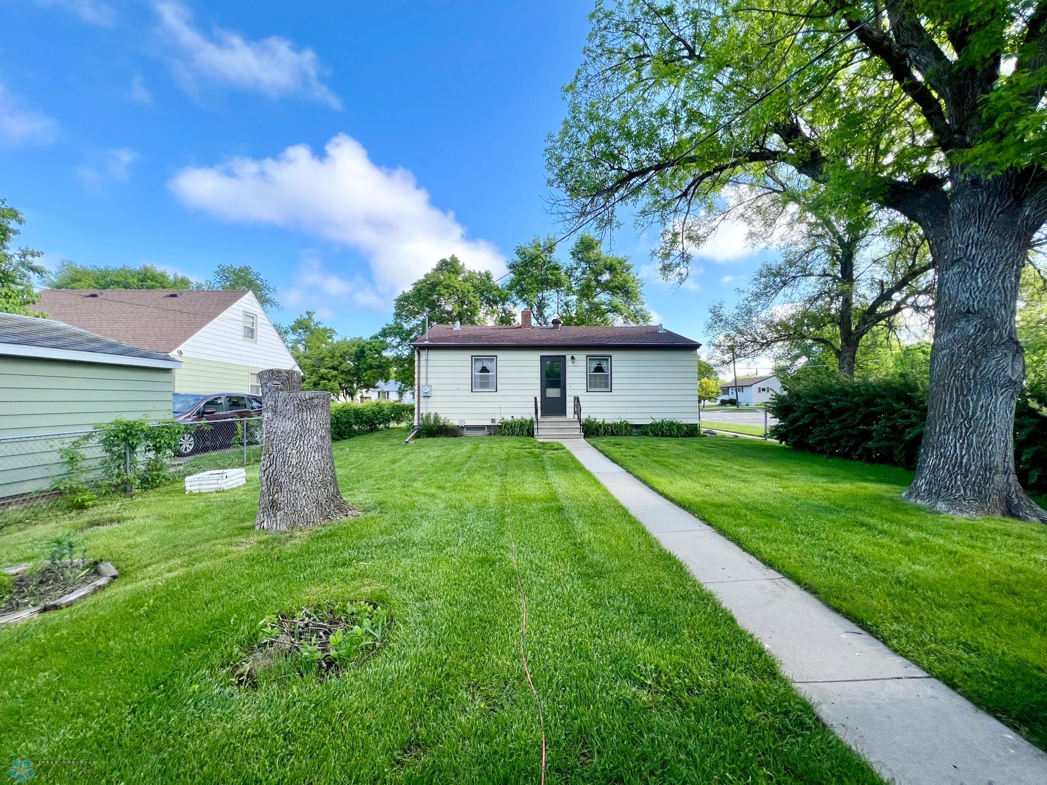 Large fully fenced backyard