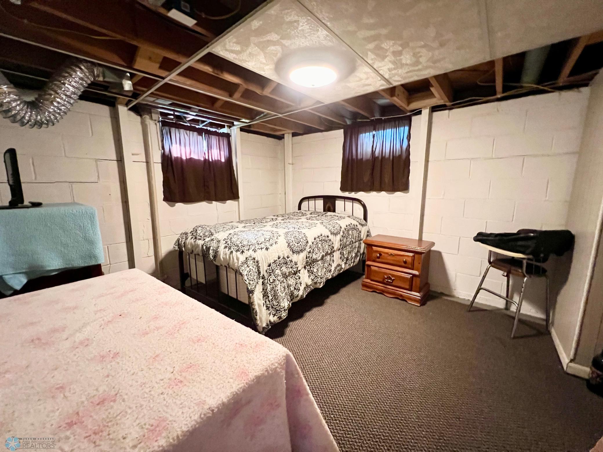 Bonus room in basement