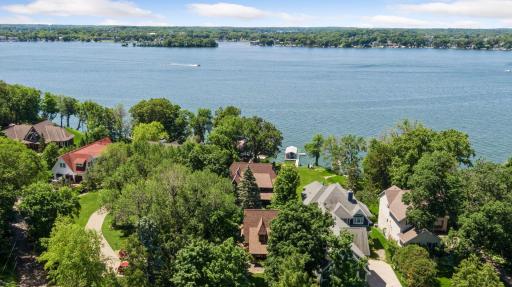 Enjoy the long, south-west facing views across the open waters of Lake Minnetonka.