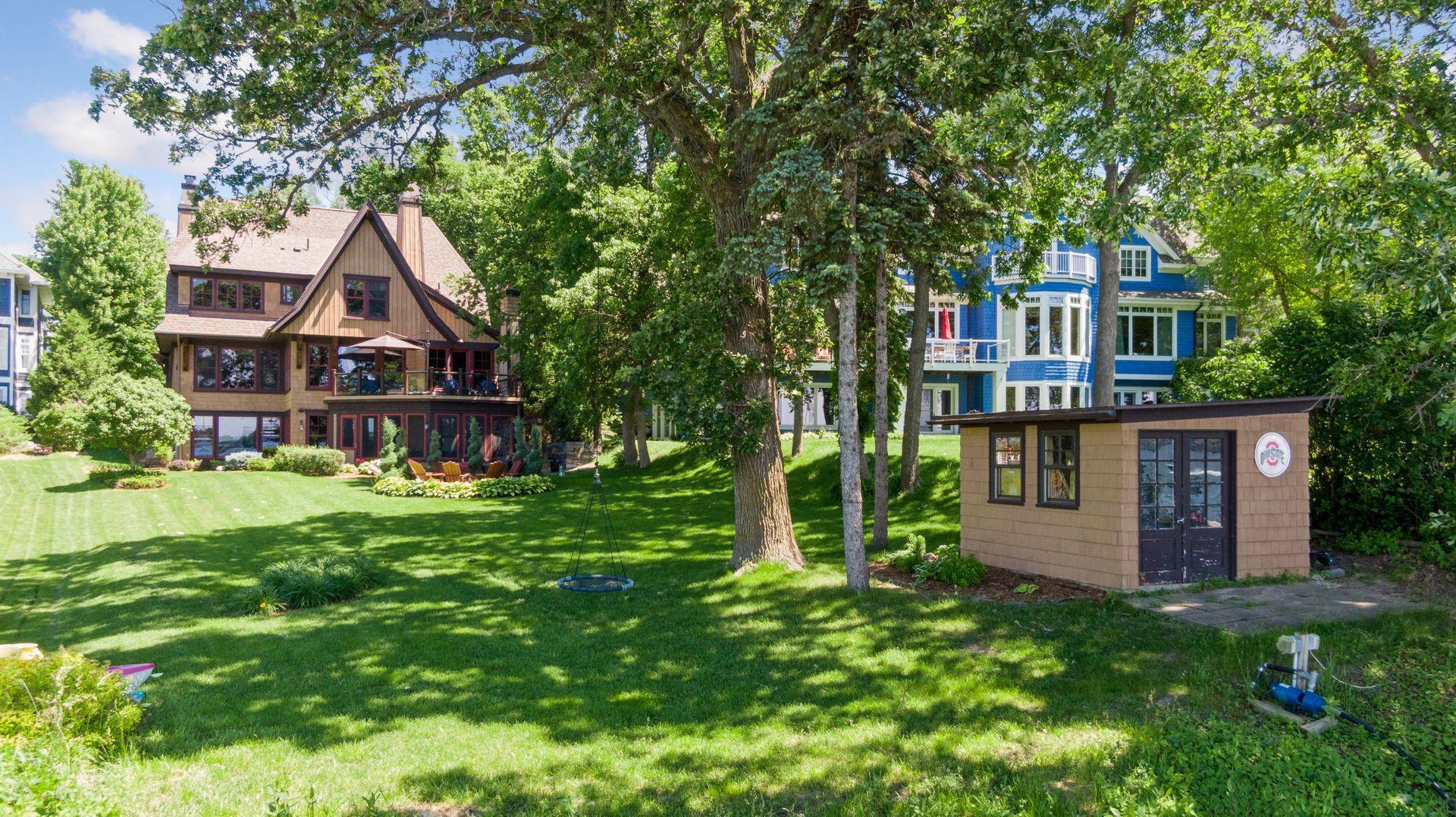 The lakeside boat house is a great space for storing all your lake toys including floaties, fishing poles, and boating equipment. The boat house is conveyed as-is.