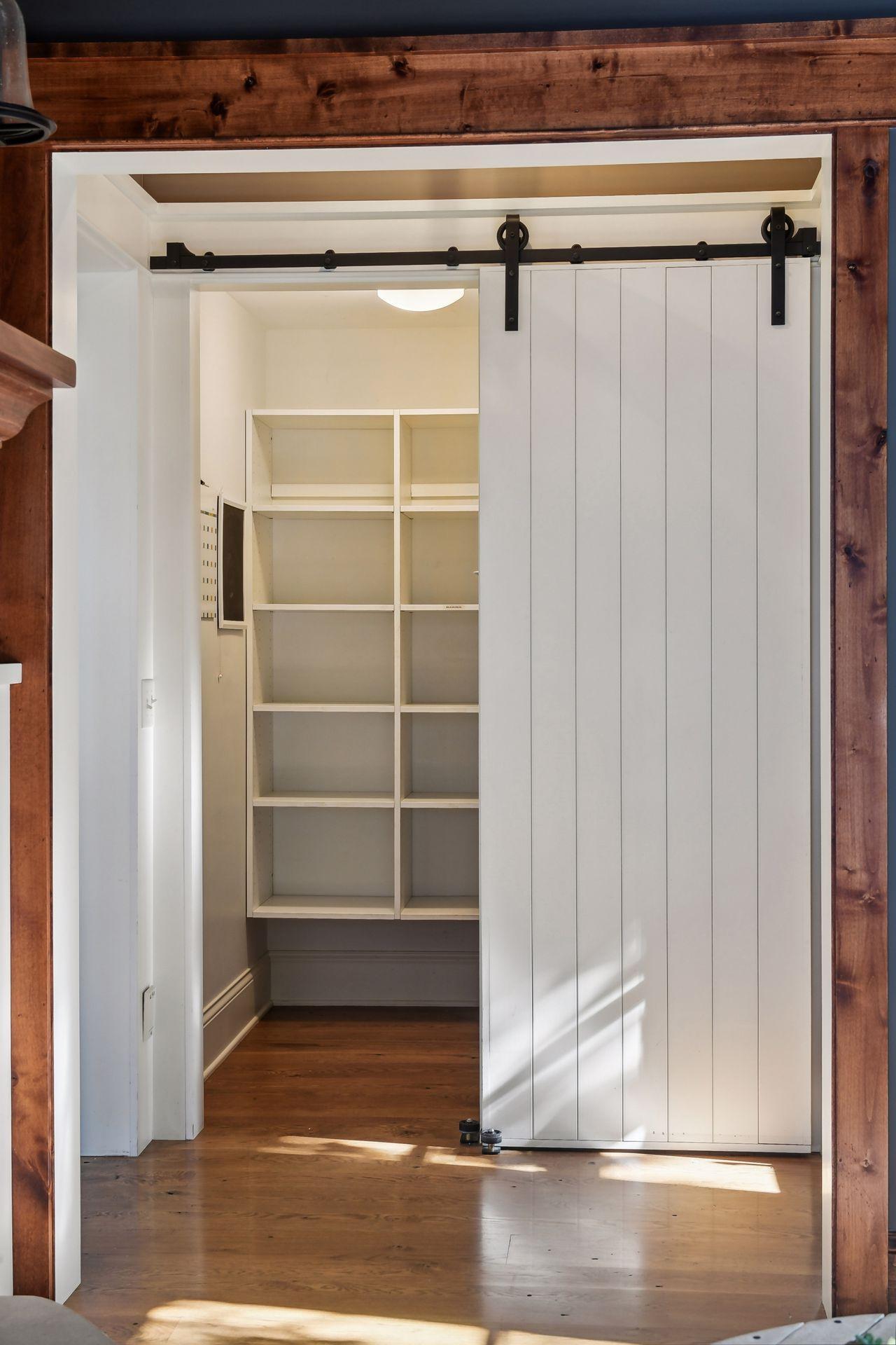There is plenty of room in this spacious pantry