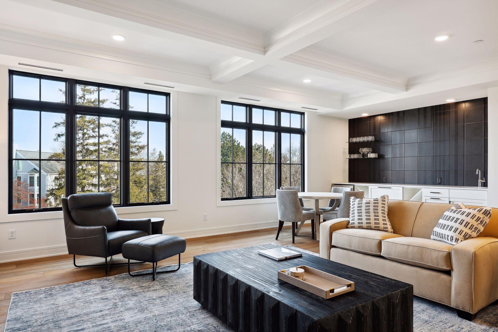 On trend design elements give the air of modern sophistication
