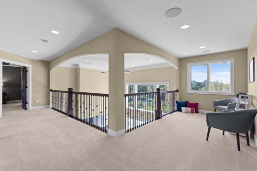 Versatile loft space with views to the living room below