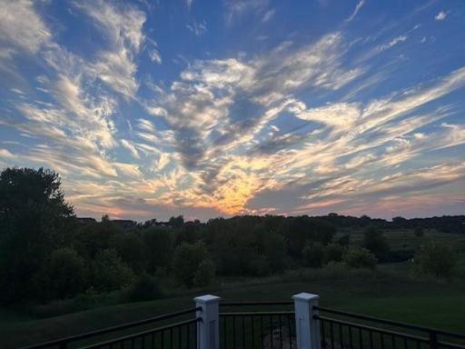 You'll love the panoramic sky views off the back deck & patio