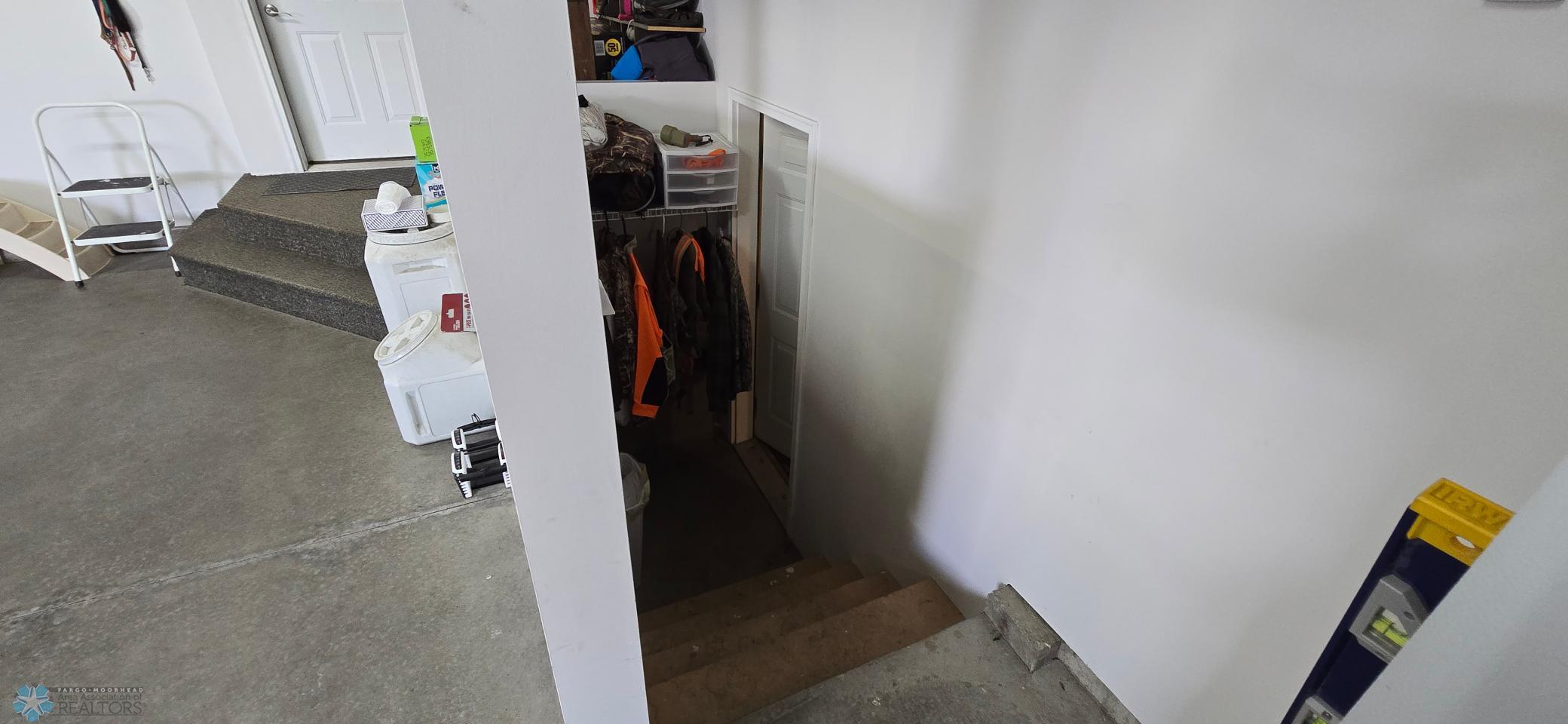 Garage Steps to Lower Laundry Room