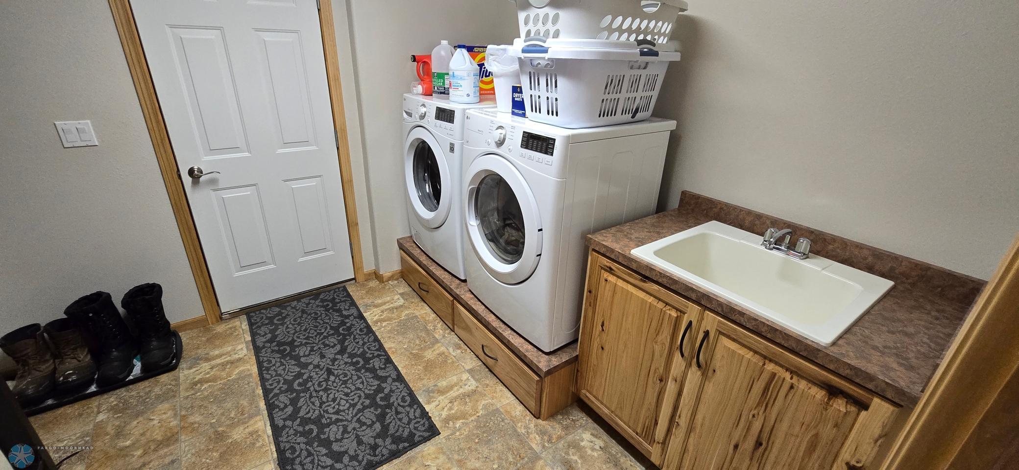 Lower Finished Laundry room