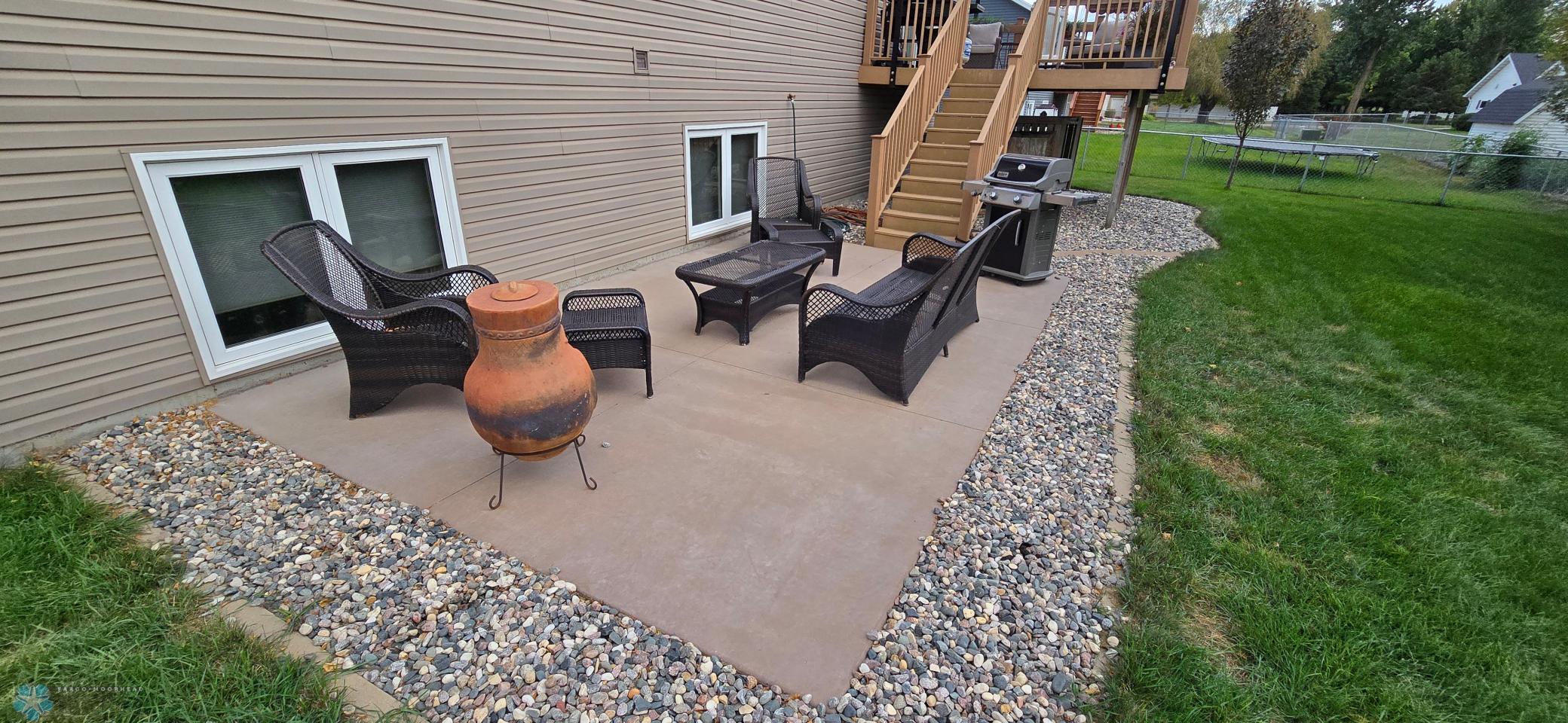 Backyard Patio and Firepit