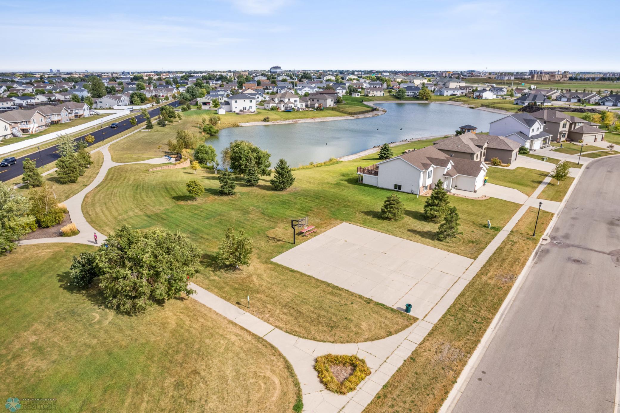 Park, Pond & Basketball Court