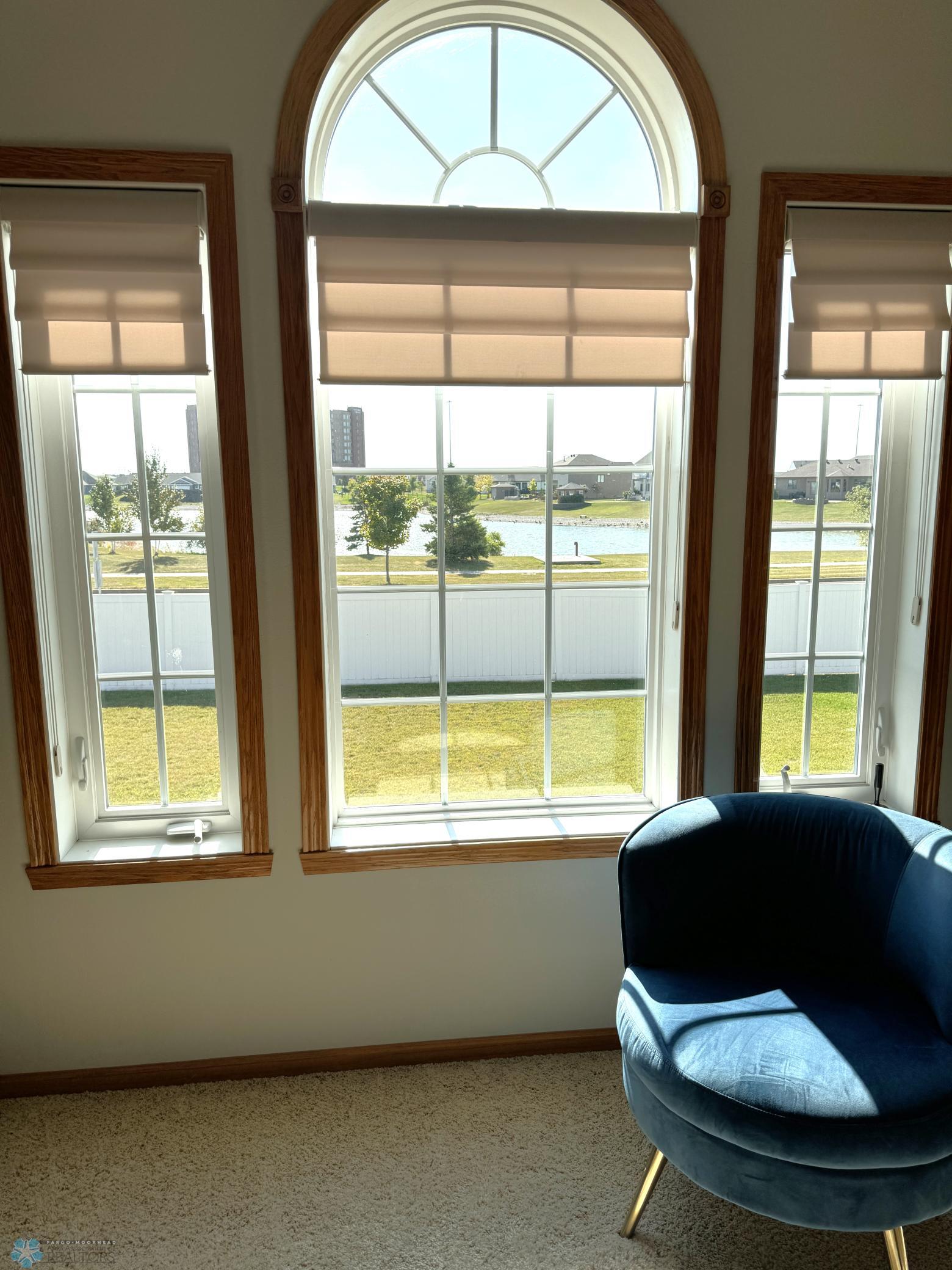 Living Room Pond View