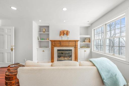 Enjoy the wood-burning fireplace in your private suite!