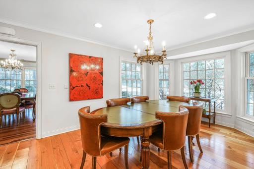 The informal dining area is just one of the areas to enjoy your meals!