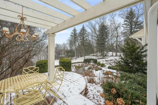 The deck is one of the many spaces to enjoy the outdoors!
