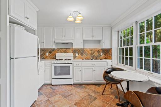 The kitchenette in the lower level is perfect for your guests!