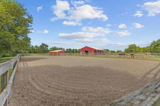 60x120 professionally installed arena that follows the USDF under footing guidebook